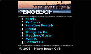 Pacific Leisure Mobile Websites