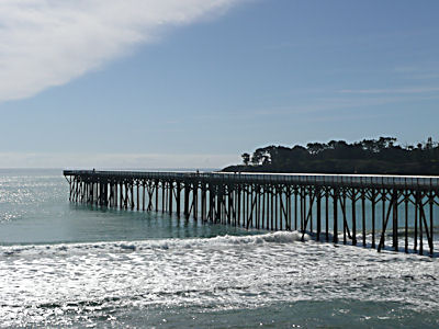 Pier in San Simeon CA